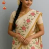 PRINTED WORK Kerala COTTON SAREES